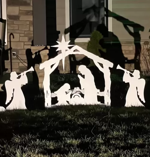 Outdoor Nativity - Angels